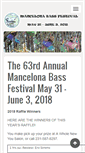 Mobile Screenshot of mancelonabassfest.org