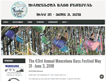 Tablet Screenshot of mancelonabassfest.org